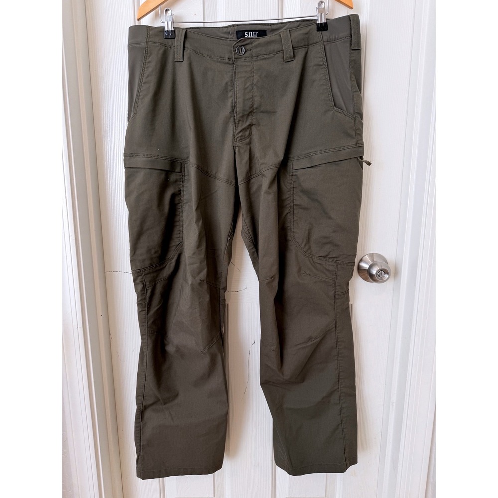 5.11 Tactical Apex Pants Ranger Green 38x30 Flex-Tac Stretch Cargo 74434